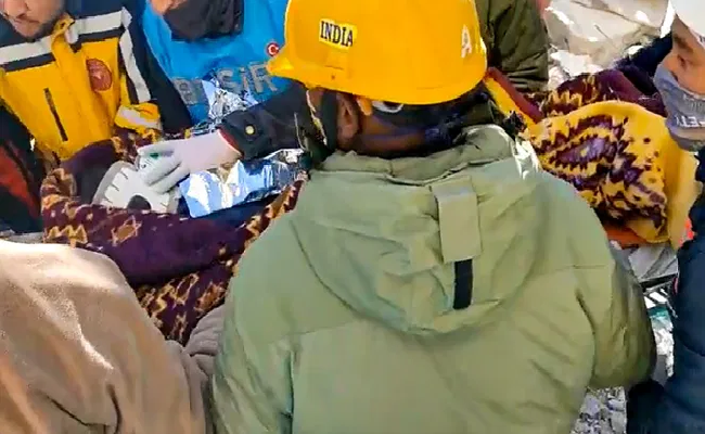 ‘Operation Dost’: Indian team rescues six-year-old girl from rubble in Turkey
