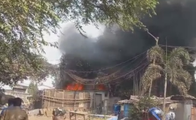 Huge fire breaks out at a car dealership garage in Kolkata's Garden Reach 