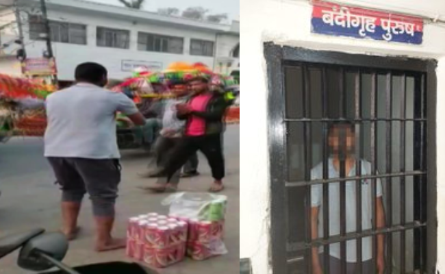 Man seen giving 'free beers' to Kanwariyas in Aligarh, arrested