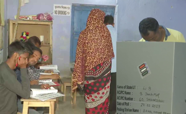 सागरदिघी उपचुनाव: शाम 5 बजे तक 73.49% मतदान