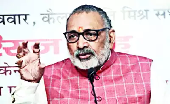 Giriraj Singh critisizes Bihar government’s claim of poor allocation of funds by Centre