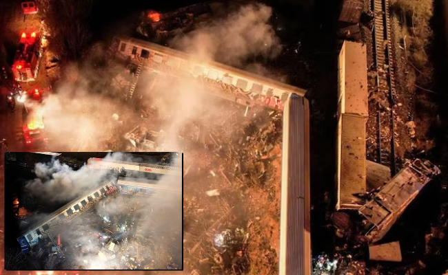 32 dead, 85 injured after two trains collide head-on in Greece