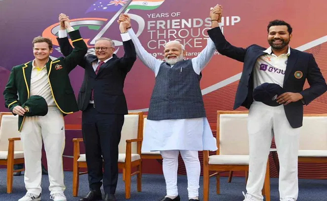 PM Modi, Australia’s Albanese attend India-Australia Test match in Ahmedabad to grand welcome