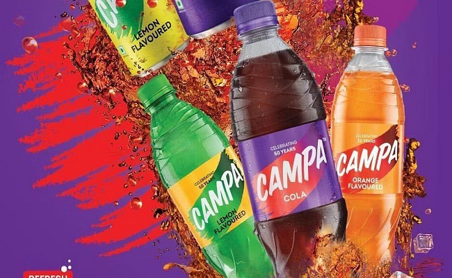  Reliance relaunches iconic Campa Cola to  compete with Pepsi & Coke