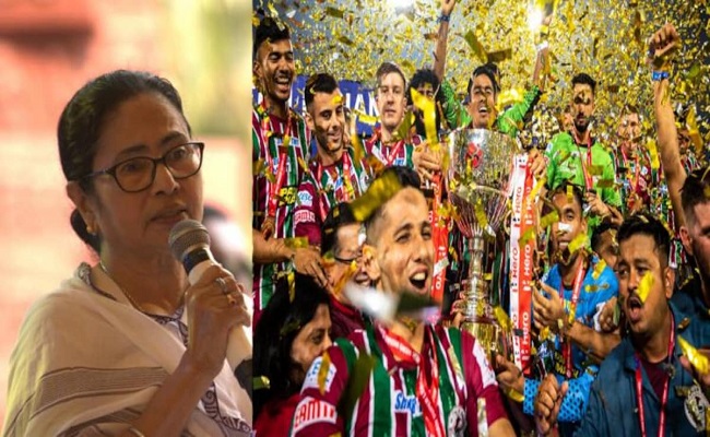 Mamata announces Rs 50 lakh grant for ISL champion Mohun Bagan club