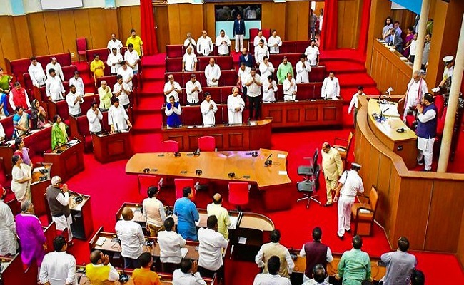 Din in Odisha Assembly over Rahul Gandhi's disqualification