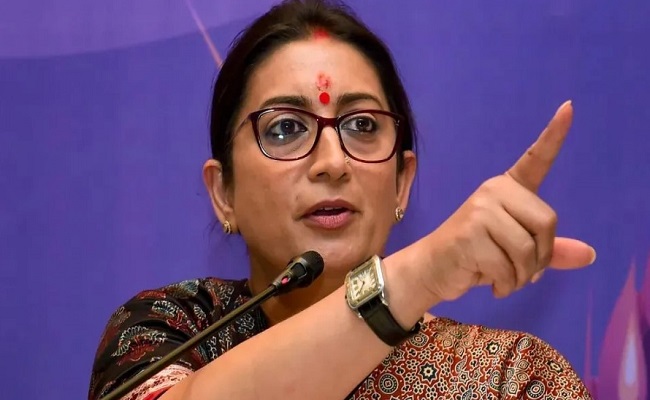 Rahul Gandhi insulted OBCs while targeting PM Modi: Smriti Irani