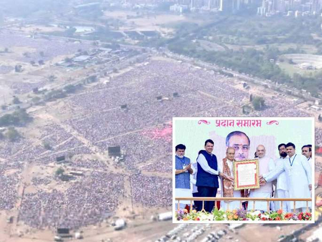 महाराष्ट्र भूषण पुरस्कार कार्यक्रम में गर्मी से 12 लोगों की मौत, 100 से अधिक बीमार