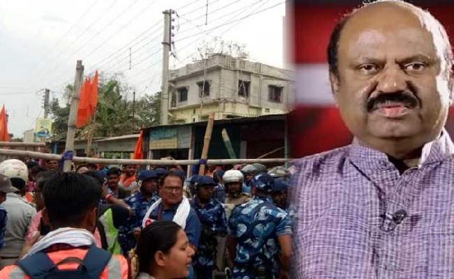 Governor CV Anand Bose has sought a police report on the situation in Kaliaganj
