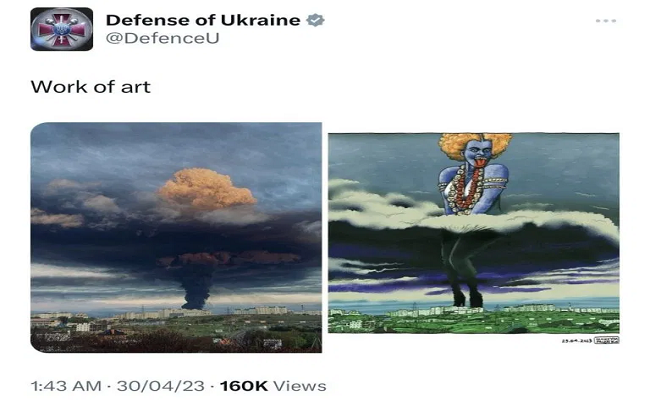 Ukraine government deletes controversial tweet depicting goddess Kali in distorted manner