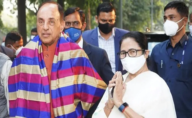 'Virat Hindu' Subramanian Swamy reveals that he met Mamata Banerjee, said - she should become the Prime Minister