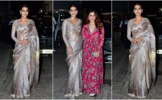 Kriti Sanon in white saree with pearl blouse reminds us of Deepika Padukone  at Cannes 2022 - India Today
