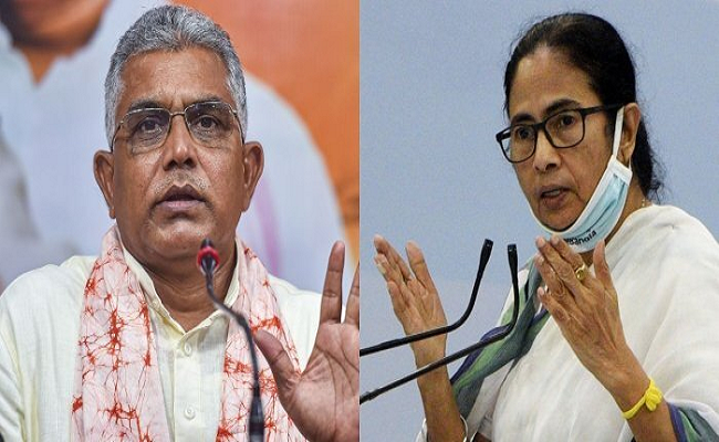 'Chief Electoral Officer of the state is dancing at the behest of Mamta Banerjee' says  Dilip Ghosh