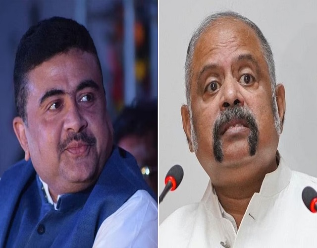 शुभेंदु ने चुनाव आयुक्त से पूछा : और कितना खून चाहिए, दफ्तर में ताला लगाने की चेतावनी
