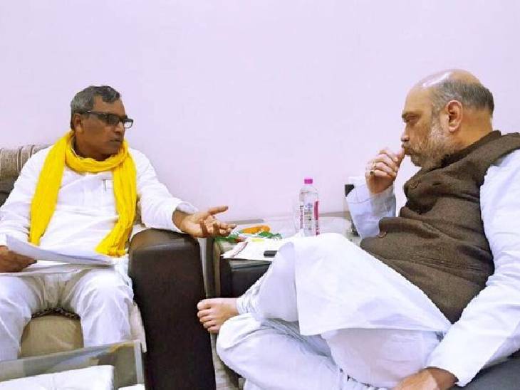 ओमप्रकाश राजभर ने की अमित शाह से मुलाकात