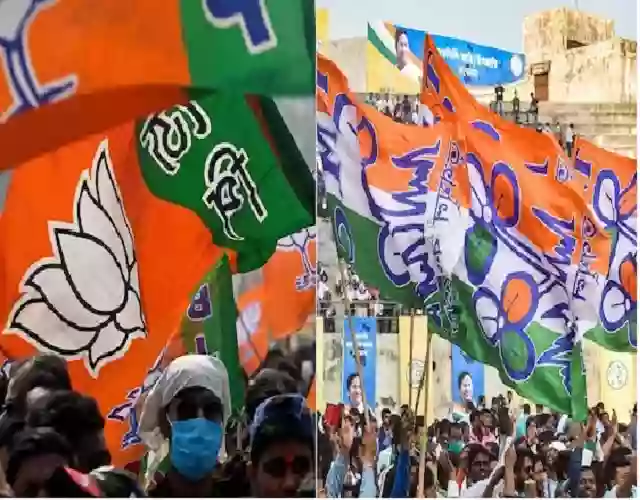 चुनावी हिंसा के विरोध में राज्य भर में भाजपा का प्रदर्शन