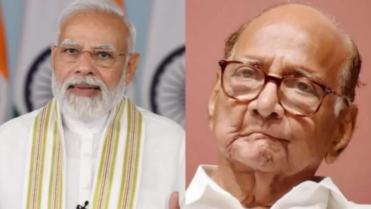 प्रधानमंत्री मोदी को एनसीपी सुप्रीमो शरद पवार 'तिलक राष्ट्रीय पुरस्कार' से करेंगे सम्मानित