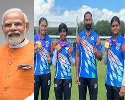 प्रधानमंत्री मोदी ने विश्व तीरंदाजी चैंपियनशिप में स्वर्ण जीतने वाली भारतीय महिला तीरंदाजी टीम को दी बधाई