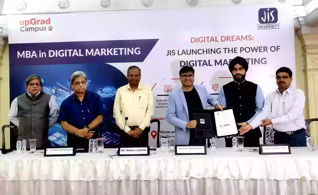 JIS University signs an MoU with upGrad Campus, Starts MBA in Digital Marketing