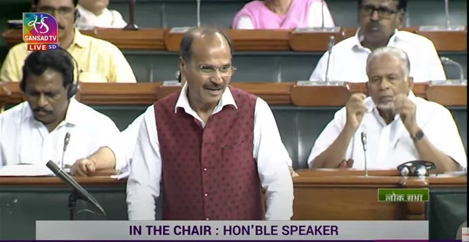 Adhir Ranjan Chowdhary suspended from Lok Sabha over misconduct