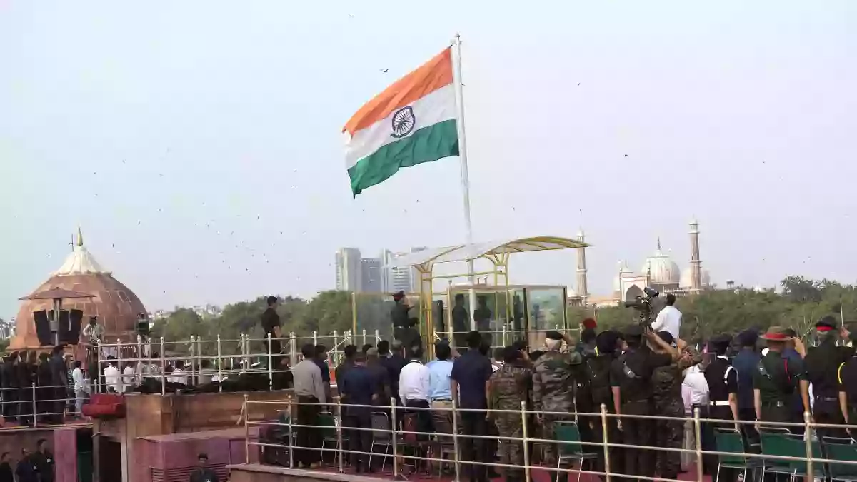 दिल्ली में पंद्रह अगस्त की तैयारी, लाल किले में फुल ड्रेस रिहर्सल, जमीन से आसमान तक अभूतपूर्व सुरक्षा