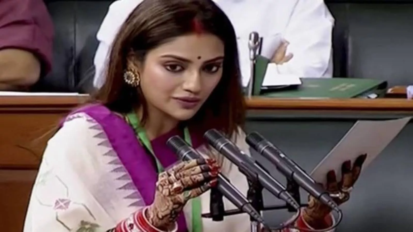 TMC MP Nusrat Jahan visits ED office in flat scam probe