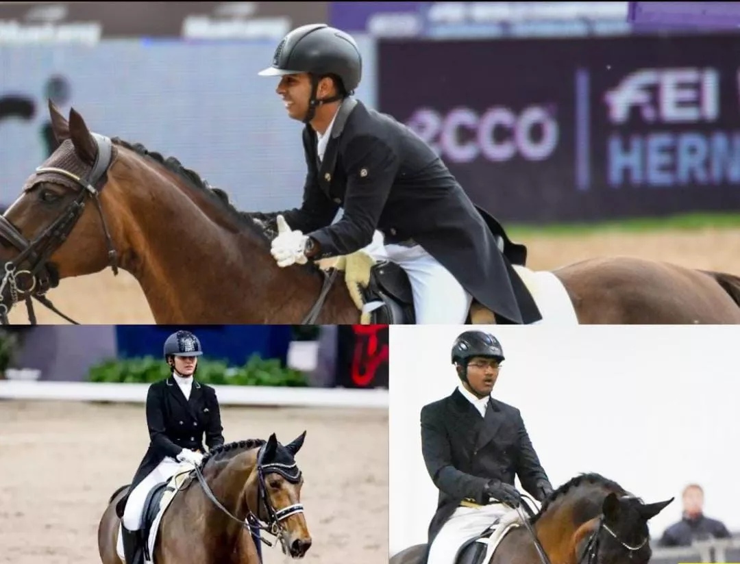 India Secures Historic Gold in Equestrian Dressage at Asian Games 2023