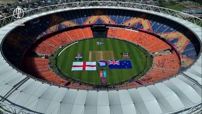 Narendra Modi Stadium empty on opening of ICC World Cup, netizens concerned | See images
