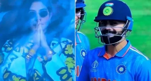 Anushka Sharma expresses relief as Virat Kohli survives DRS scare in India vs New Zealand World Cup Semi-Final