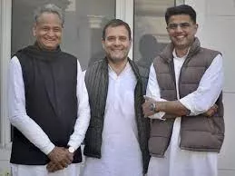 गहलोत-पायलट के साथ दिखने पर बोले राहुल- एक साथ हैं और एक साथ रहेंगे