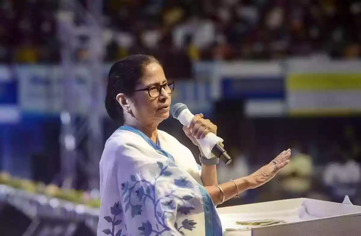  'People at the centre copy me': Mamata Banerjee slams opposition in her address at Netaji Indoor Stadium 