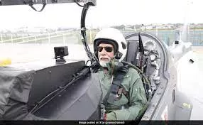 PM Modi successfully completes a shortie on Tejas aircraft in Bengaluru 