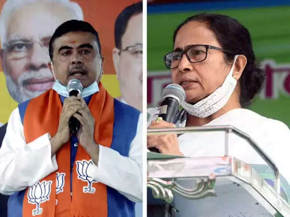 Mamata Banerjee and Subhendu Adhikari engage in war of words during Siliguri meetings
