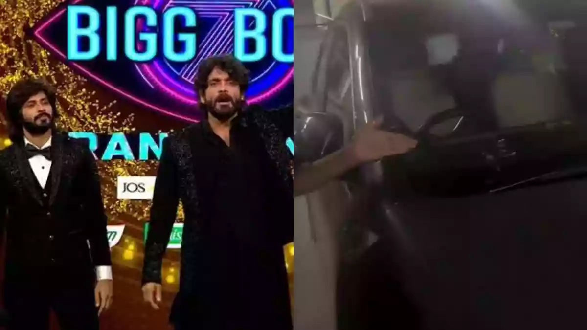 Bigg Boss telugu 7 runner-up Amardeep Chowdary's car vandalised post finale