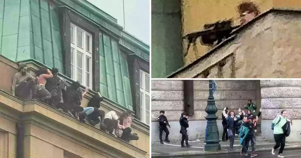 24-year old student shoots father; Commits mass shooting at Prague University leaving 14 dead