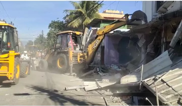 22 illegally built structures demolished by Siliguri Municipal Corporation