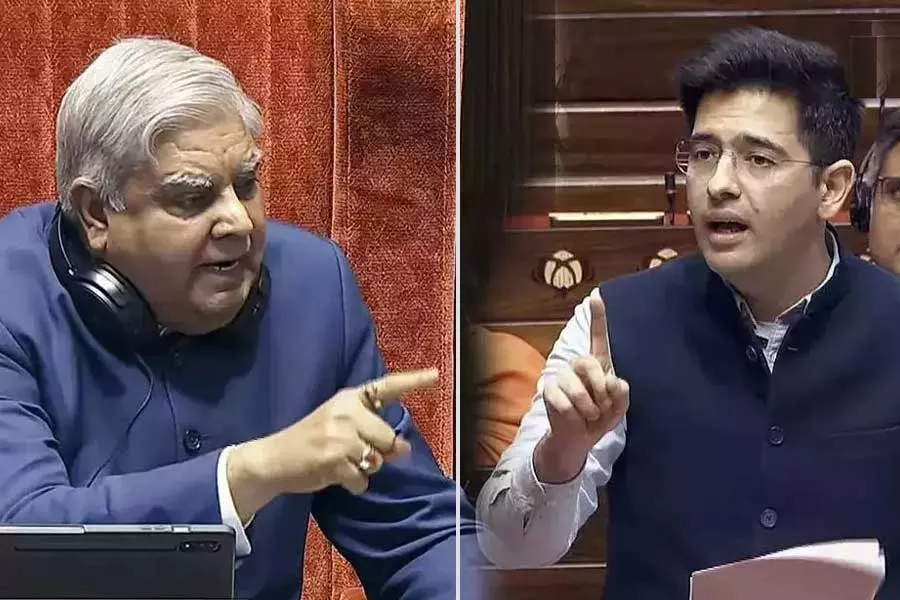 Dhankhar denies AAP's request to appoint Raghav Chadha as party's interim leader