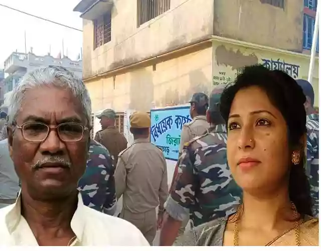 Trinamool MLA Manoranjan Vyapar's office attacked in Balagarh