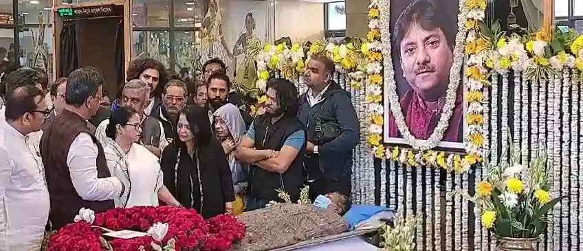 CM Mamata Banerjee pays tribute to maestro Rashid Khan at Rabindra Sadan