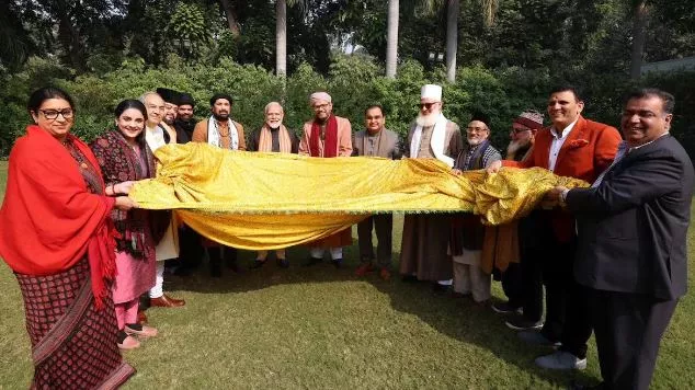  PM Modi meets muslim delegation, presents 'Chadar' for Ajmer Sharif Dargah event