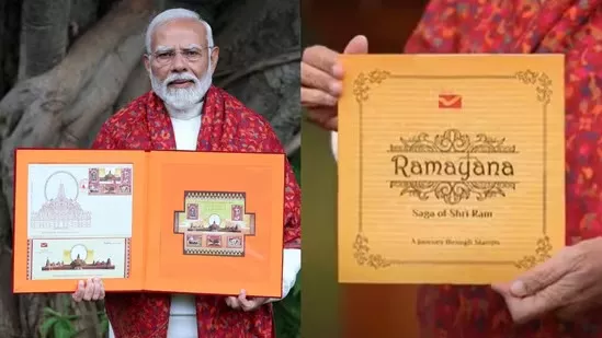 PM Modi releases exquisite stamps and international stamp book 