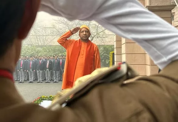 Yogi Adityanath leads grand Republic Day celebrations in UP 