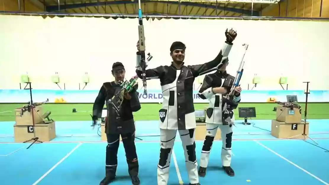 Divyansh Panwar breaks world record in men's 10M air rifle at ISSF WC 2024