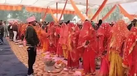  Mass marriage in UP's Ballia, spectator claims money for posing as groom