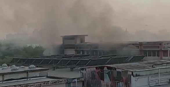 12 fire engines at spot to douse Belgachia plastic factory fire