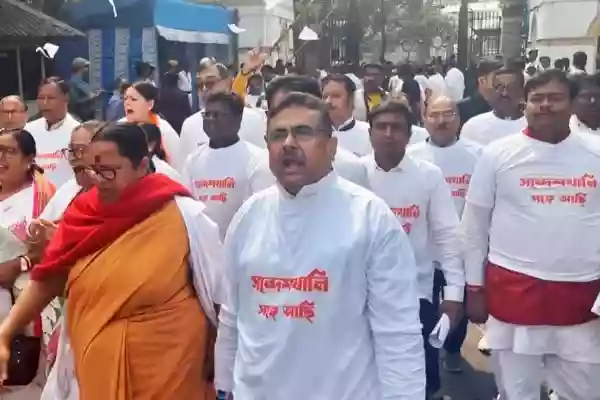 संदेशखाली मामले को लेकर बंगाल विधानसभा में हंगामा, नेता प्रतिपक्ष सहित भाजपा के छह विधायक सस्पेंड