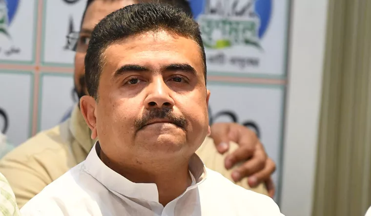  Opposition leader Suvendu Adhikari reacts to suspension of BJP MLAs in WB Assembly
