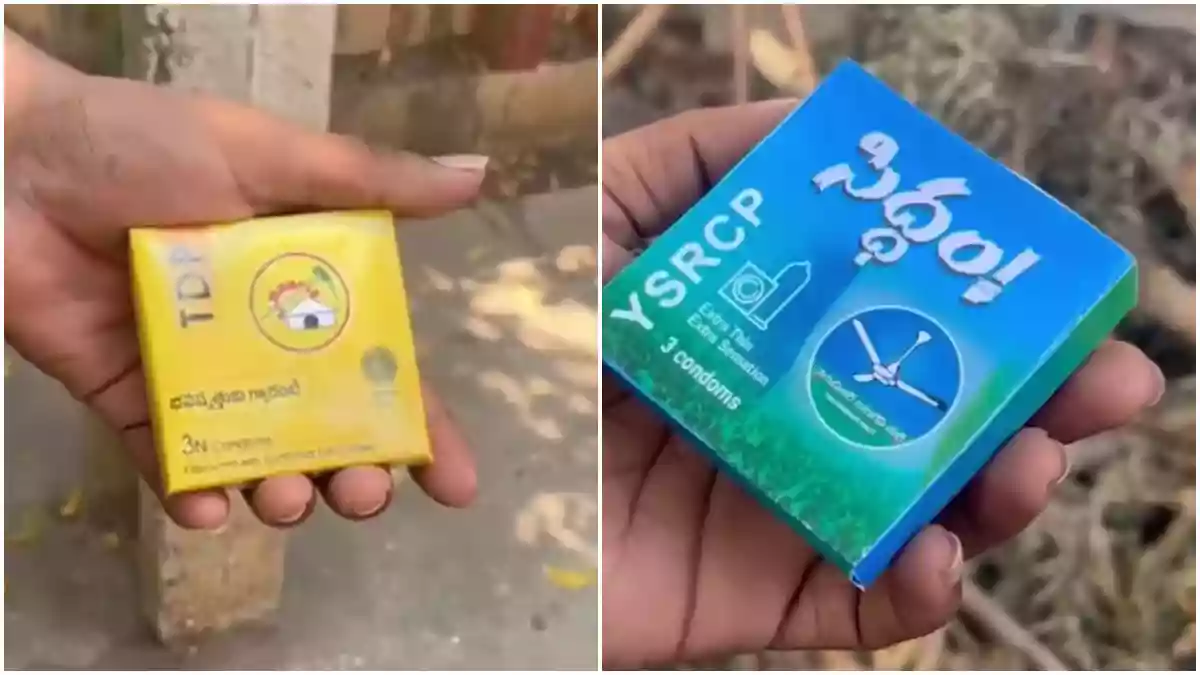TDP, YSRCP clash over alleged condom distribution with party logos