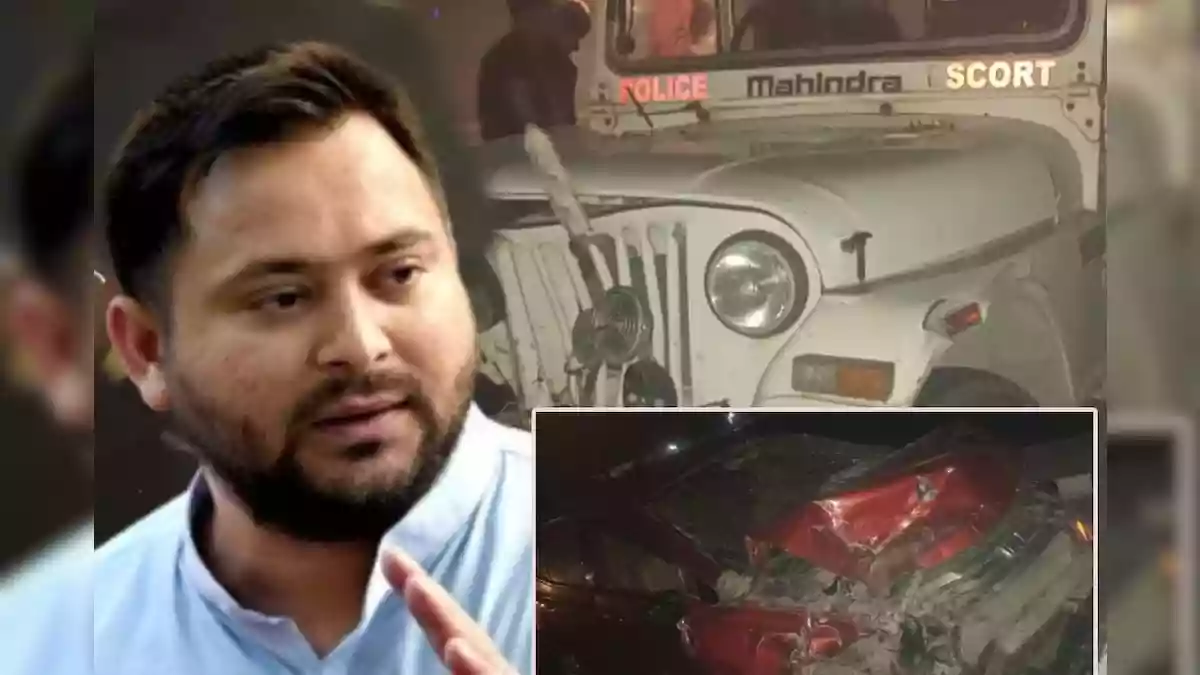 Fatal accident involving Tejashwi's convoy claims driver's life in Purnia, Bihar