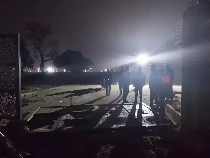 Security guard crushed to death in  Lucknow airport gate collapse
